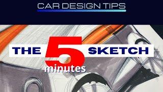 How to Draw Cars - The 5 minutes SKETCH luciano bove