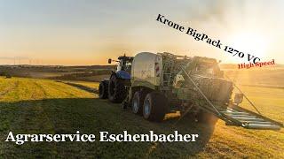 Krone Big Pack 1270 VC High Speed | Agrarservice Eschenbacher | Land und Technik TV