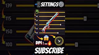 All Weapons  Auto HEADSHOT ️ Sensitivity Settings +DPI  || Desert Eagle || m1887
