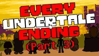 Speedrunning ALL 93 Undertale Endings | True 100% (Part 3)