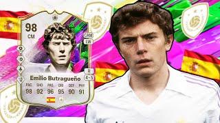 98 EVOLUTIONS "El Buitre" BUTRAGUENO SBC PLAYER REVIEW