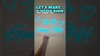 I hope this helps anyone wanting to make one! #DIY #neonsign #neonsigns #diyneonsign #cricut