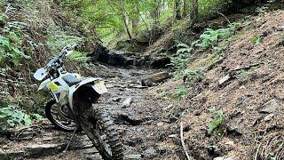 Hard enduro play day at Lee Walters ORT - Baskerville Hall, Wales, UK