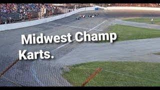 Midwest Champ Karts at Anderson Speedway 8-14-2021