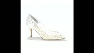 Bella Belle Evelyn Ivory Low Heel Pumps