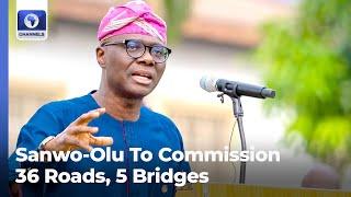 Lagos Infrastructure Development: Sanwo-Olu To Commission 36 Roads, 5 Bridges From Monday