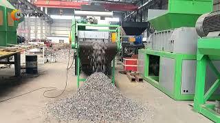 Scrap Metal Hammer Mill Aluminum Cans Crushing Plant