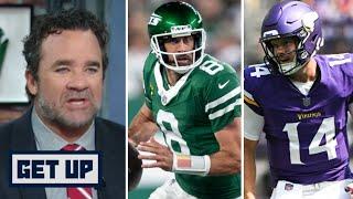 GET UP | "Sam Darnold will bury Rodgers & Jets" - Saturday 100% claim Vikings win Week 5, start 5-0