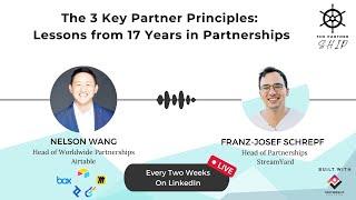 The 3 Key Partner Principles w/ Nelson Wang @ Airtable