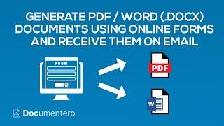 Generate Word / PDF Documents using Forms