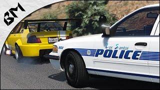 GTA 5 - LSPDFR - Attaque violente - Course poursuite - Patrouille 15