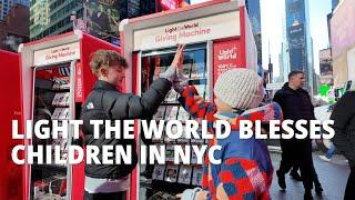 Light the World Blesses Children in New York City