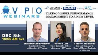 Taking vessel performance to the new level - with Ultraship, Marorka and Ascenz | VPO webinar