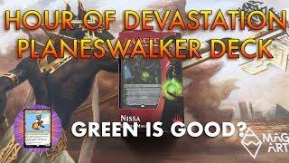 MTG Unpacked - Hour of Devastation Nissa Planeswalker Deck