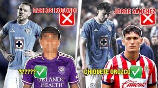 Los 6 Futbolistas que SE DEBEN DE IR de Cruz Azul tras perder en Semis ¡Y 4 FICHAJES que llegarían!