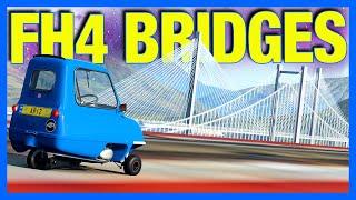 Forza Horizon 4 : Driving on  The BRIDGES!! (FH4 Out of Map)