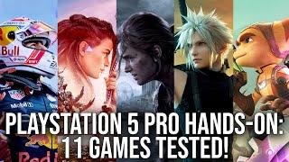 PlayStation 5 Pro Hands-On: 11 Games Tested, PSSR and RT Upgrades Revealed, Developers Interviewed!