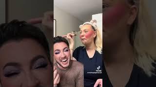 this blush just RUINED her makeup… and it’s hilarious