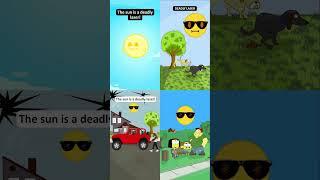 The Sun Is A Deadly Laser Collab With My Son Dude Dans #shorts #fyp #animation #memes