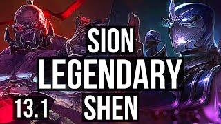 SION vs SHEN (TOP) | 14/2/13, 1.1M mastery, Legendary, Rank 12 Sion | KR Master | 13.1