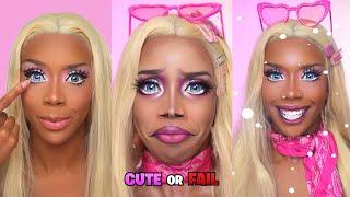 CUTE  or FAIL? The Ultimate Barbie Girl Makeup Tutorial 