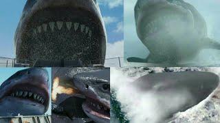 Megalodon: The Frenzy [2023] - Megalodon / Mega Shark Screen Time