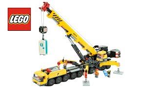 LEGO Yellow Mobile Construction Crane speed build