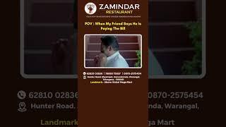 Zamindar Restaurant | Best Restaurant In Warangal | Best Family Restaurant In Warangal#Meme #Funny