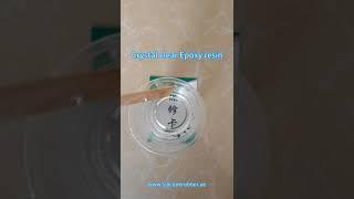 Crystal clear epoxy resin for crafts