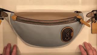 Coach Rivington beltbag in colorblock with coach patch