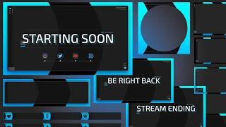 RUNNER - A Twitch Animated overlay pack (Stream Package)