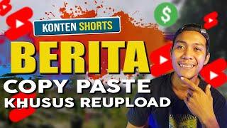 Cara Bikin Video berita untuk youtube Shorts Reupload Bebas Hak Cipta dan Konten Berulang