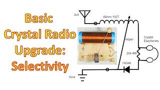 Crystal Radio Wiper-Type Selectivity Upgrade #1 (4K)