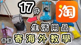 【淘寶開箱】17件我首次做代購‍️海外華人買什麼？一片學懂如何香港郵政寄外國/內地郵件清關易｜香港寄英國｜報關教學｜關稅增值稅VAT｜重量限制｜郵局｜寄包裹｜淘寶寄海外｜集運教學｜淘寶好物