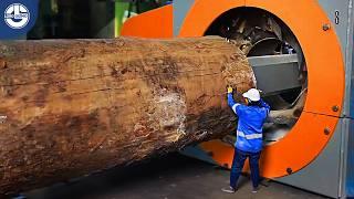 Mind-Blowing Wood Splitting, Cutting, Wood Processing Sawmill Machines You Have to See!