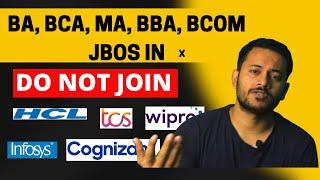 BA, BCA, MA, BBA, BCOM JBOS IN MNC | NOT IT JOB IN MNC