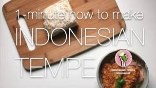 1 minute how to make Indonesian Tempe