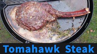 Reverse Sear Tomahawk Ribeye Steak #tomahawksteak #braai #ribeye