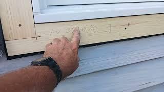 getting 5/4" pine exterior to lay flat on top of a new construction window flange.