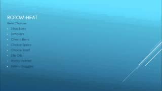 Pokemon VGC 2014 Pokemon Analysis #5 Rotom-Heat