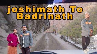 Joshimath to badrinath road | Badrinath danger road #badrinathyatra