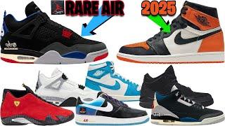 AIR JORDAN 4 + 3 RARE AIR, SHATTERED BACKBOARD JORDAN 1 2025, AJ 14 FERRARI, PLAYSTATION AF1 + MORE