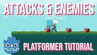 2D Platformer Attacks and Enemy Setup ~ Godot 4 Tutorial