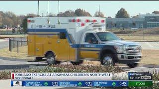 Arkansas Children's Northwest Conducts Tornado Drill (KNWA)