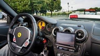 Loud Ride in Ferrari F430 Spider Capristo exhaust ! Crazy sound accelerations