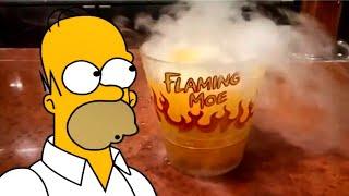 Flaming Moe In Springfield at Universal Studios Hollywood 2019 !!!