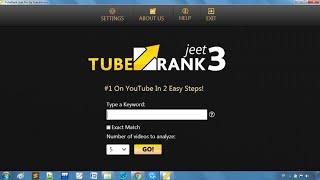 how to download tuberank jeet 3 pro + crack for lifetime || rank video on YT using tuberank Jeet 3