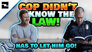 Cop Learns The Law During Traffic Stop - Has To Let Man Go.