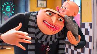 Gru Enjoys Time at Home with His Family | Despicable Me 4