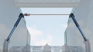 Hydraulic steel construction | One example